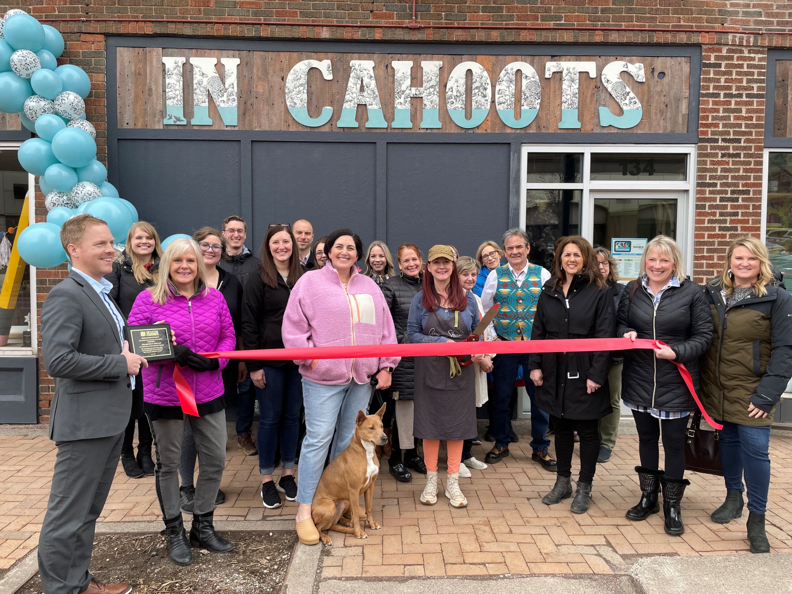 In cahoots cutting ribbon ceremony