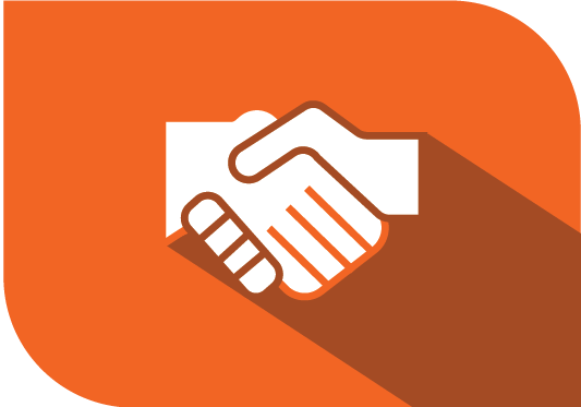 Shaking Hands Icon Button