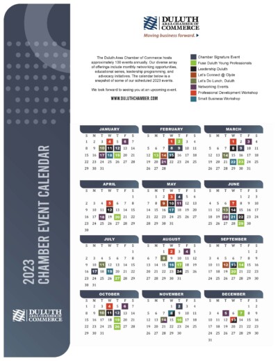 2023 Event Calendars + Printables - Duluth Area Chamber of Commerce