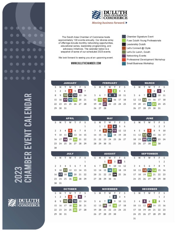 2023 Event Calendars + Printables Duluth Area Chamber of Commerce