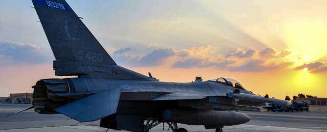 179th Expeditionary Fighter Squadron F-16 at Agile Phoenix 22